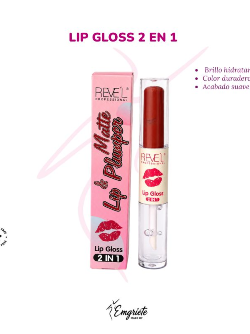 LIPS GLOSS 2 EN 1