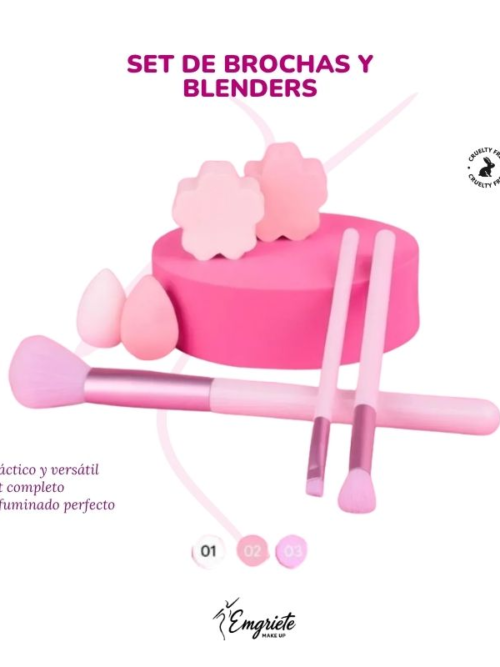 Set de Brochas y Blenders